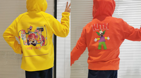 Printed clothes are washable and soft to touch.